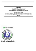 LLW2602 - ASSIGNMENT 1 SOLUTIONS (SEMESTER 02 - 2022)