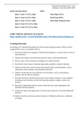 PSYC 435 Abnormal Psychology Notes PART ONE CHAPTER 1 - 17 STUDY GUIDE