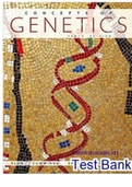 TEST BANK for Concepts Of Genetics 10th Edition Klug Cummings. All Chapters 1-21 289 Pages. (See List Of Chapter Below)