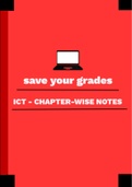Summary ICT/ Information and Communication Technology CHAPTER -  6