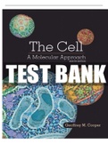 Cell Molecular Approach 8th Edition by Cooper. All 20 Chapters.  590 Pages. TEST BANK 