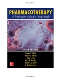 Pharmacotherapy: A Pathophysiologic Approach 10th Edition Dipiro Talbert Yee Test Bank |ALL CHAPTERS | COMPLETE TEST BANK |GUIDEA+
