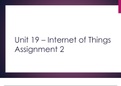 Unit 19: Internet of Things - Assignment 2(Distinction)
