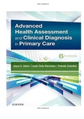 Advanced Health Assessment & Clinical Diagnosis in Primary Care 6th Edition Dains Test Bank