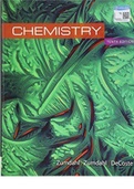 SOLUTIONS MANUAL: Chemistry, 10th Edition Steven S. Zumdahl, Susan A. Zumdahl, Donald J. DeCoste Instructor’s Solutions Manual. All 22 Chapters. 932 Pages.