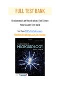 Fundamentals of Microbiology 11th Edition Pommerville Test Bank