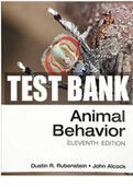 TEST BANK for Animal Behavior, 11th Edition Alcock, Linda Green, Paul Nolan, and Rubenstein. All Chapters 1-14.