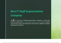 IT Staff Augmentation, IT Support Staff - Dezital Technologies