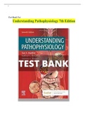 Test Bank Understanding Pathophysiology 7th Edition, Test bank Pathophysiology The Biologic Basis for Disease in Adults and Children 8th Edition, Test Bank Porth s Pathophysiology Concepts of Altered Health States 10th Edition | Complete Guide 2022