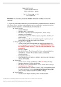 Pharmacology Exam 3 Study Guide Exam Review 2022/2023