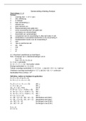 Samenvatting Inleiding Analyse (FEB21017)