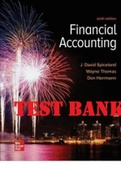 TEST BANK for Financial Accounting 6th Edition By Spiceland , Thomas , Herrmann 2022. All Chapters 1-12 (Complete Download). 1463 Pages. 