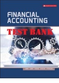 TEST BANK for Financial Accounting 7th Canadian Editon by Robert Libby, Patricia Libby, Daniel G. Short, George Kanaan, Maureen Sterling. All Chapters 1-13. 1096 Pages