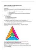 Innovation in Healthcare Organizations Lecture Notes