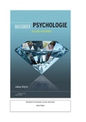 Samenvatting Basisboek psychologie, ISBN: 9789046905784  Psychologie (SW1C03-20)