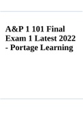 A&P 1 101 Module 2 Respiratory System Quiz With Answers | A&P 1 101 Module 4 Skeletal system Latest Exam | A&P 1 101 Module 5 Exam Muscular System | Module 6 Exam: Endocrine System |  Final Exam 1 Latest 2022 & FINAL Exam Latest All Correct Answers - Port