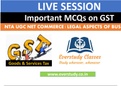 GST MCQ Live Session
