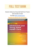 Neinstein’s Adolescent and Young Adult Health Care A Practical Guide 6th Edition Test Bank