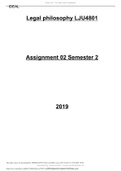 LJU4801 ASSIGNMENT 2 SEMESTER2 2019 (ANSWER)