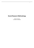 Samenvatting Social Research Methodology (733101040Y) UvA