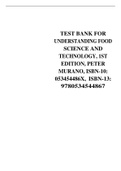 UNDERSTANDING FOOD SCIENCE AND TECHNOLOGY, 1ST EDITION, PETER MURANO
