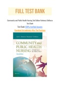 Community and Public Health Nursing 2nd Edition Harkness DeMarco Test Bank