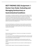 BEST FINDINGS 2022 Assignment: i-Human Case Study: Evaluating and Managing Genitourinary or Gastrointestinal Conditions