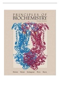 Principles of Biochemistry 4th Edition Testbank(Horton)