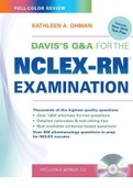 Davis's Q & A for the NCLEX-RN EXAMINATION