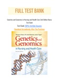 Genetics and Genomics in Nursing and Health Care 2nd Edition Beery Test Bank