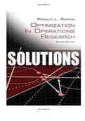 Optimization in Operations Research 2nd Edition Rardin Solutions Manual .