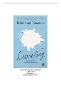 Nederlands boekverslag Lieveling - Kim van Kooten