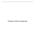 Principles of Software Engineering