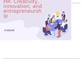 HR: Creativity, innovation, and entrepreneurship