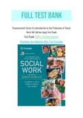 Empowerment Series An Introduction to the Profession of Social Work 6th Edition Segal Test Bank