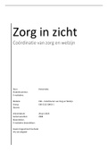 C60 Coördineren van Zorg en Welzijn, beoordeeld met een 8