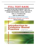 Test Bank for Introduction to Evidence-Based Practice: A Practical Guide for Nursing Leslie and Lisa