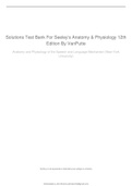 Solutions Test Bank For Seeley's Anatomy & Physiology 12th Edition By VanPutte