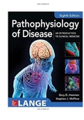 Pathophysiology of Disease An Introduction to Clinical Medicine 8th Edition Hammer McPhee Test Bank|ISBN-13 ‏:‎9781260026504 |Complete Guide A+|Instant Download.