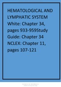 HEMATOLOGICAL AND LYMPHATIC SYSTEM Study Guide NCLEX.pdf