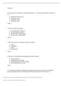 NSG 3029 NSG3029 CH1 (4) Questions and Answers/Rationale.