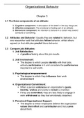 Organizational Behavior, Chapter 3 notes
