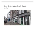 CCD(E) - Empty Buildings in the city-centre, (English) - Tio University Utrecht, International Business Management