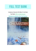Introductory Chemistry 6th Edition Tro Test Bank