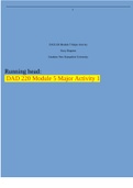 DAD 220 Module 5 Major Activity 1