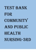 Test Bank For Community and Public Health Nursing-3rd Edition DeMarco Walsh.pdf