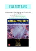 Pharmacotherapy: A Pathophysiologic Approach 10th Edition Dipiro Talbert Yee Test Bank