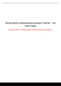 Samenvatting ontwikkelingspsychologie, Feldman - met oefenvragen, samenvatting praktische ontwikkelingspsychologie voor sociaal werk	
