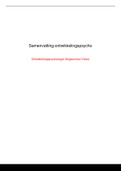 Samenvatting ontwikkelingspsychologie, ONTWIKKELINGSPSYCHOLOGIE, Bouwstenen voor een levenslooppsychologie, Historiek, 2020-2021-2022, samenvatting boek ontwikkelingspsychologie	