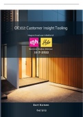 OE102: Customer Insight Tooling Uitwerking 
